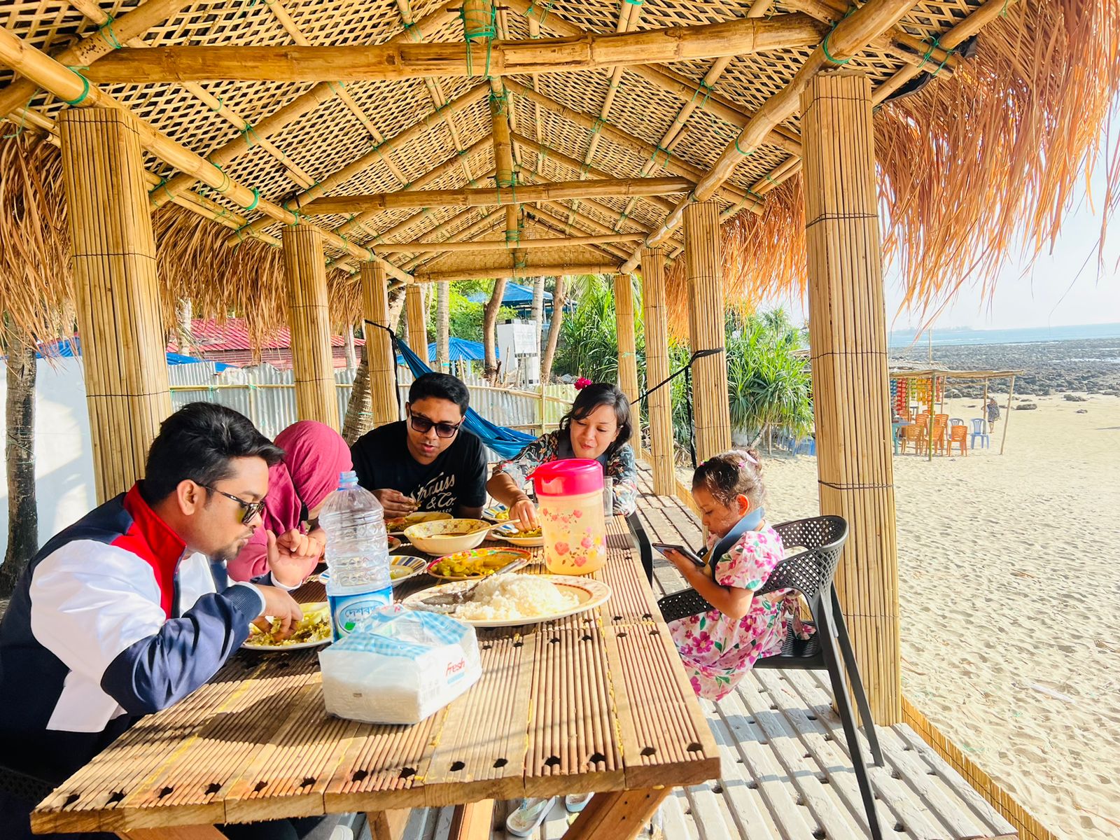 Dining space at Tropicana Beach Resort